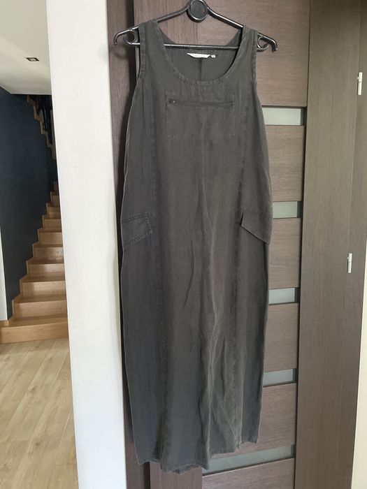 MEGA sukienka  Materiał  100% len  Firma Sabrina M