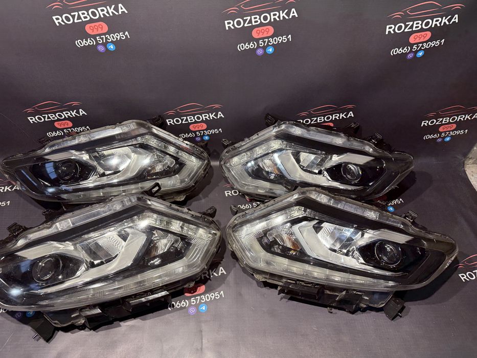 Фара X trail T32 full led 14-17 Nissan Rogue фари лед Т32 Рог
