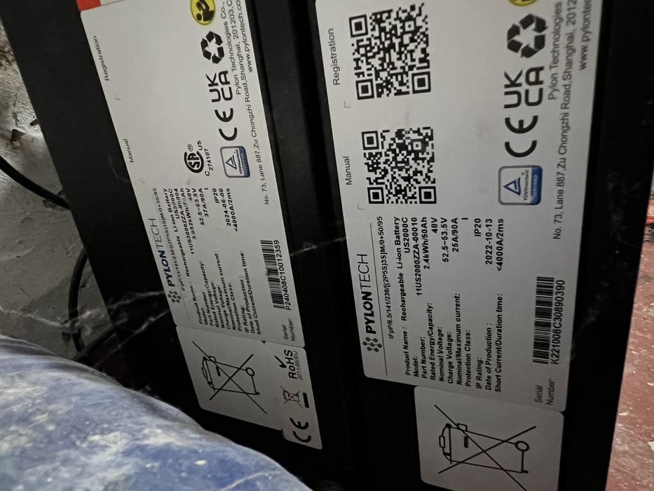 Pylontech US3000C та US2000— акумулятори для домашньої СЕС або ДБЖ.