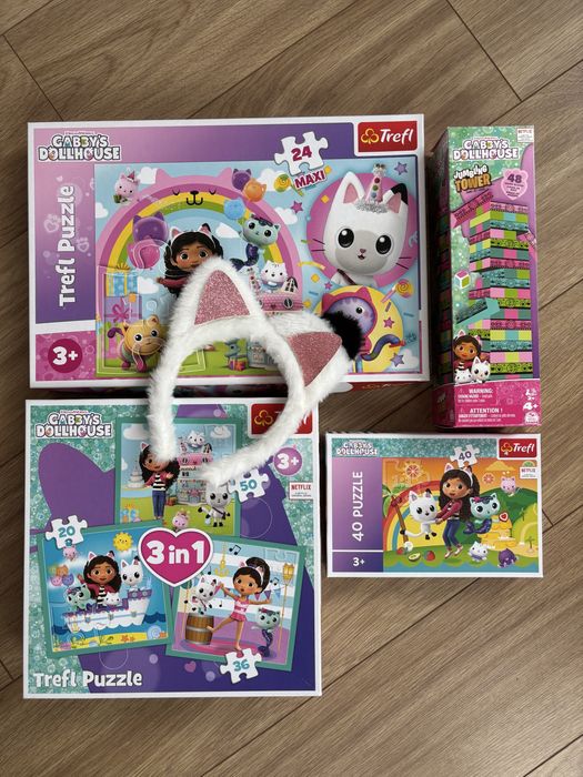 Duży zestaw gabbys dollhouse