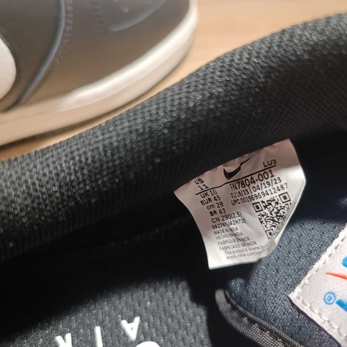Nike Air Force 1 '07 r. 45 (29 cm) Black/Summit White-Photo Blue