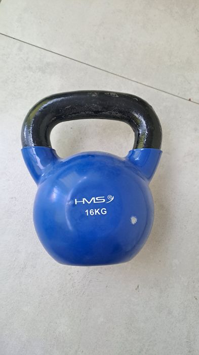 Kettlebell żeliwne 16kg winylowy