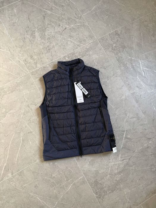 Жилет Stone Island Garment Dyed MICRO YARN DOWN GILET Navy оригінал