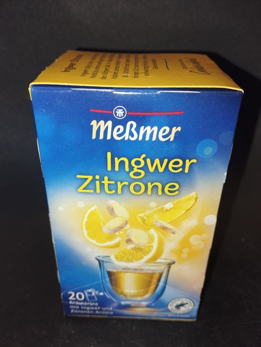 messmer herbata o smaku imbiru i cytryny 20torebek