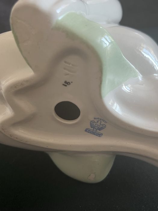 Figurka Aquincum akt naga kobieta vintage porcelana