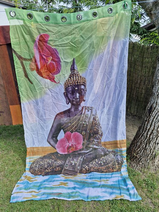 Zasłona budda hinduska indyjska