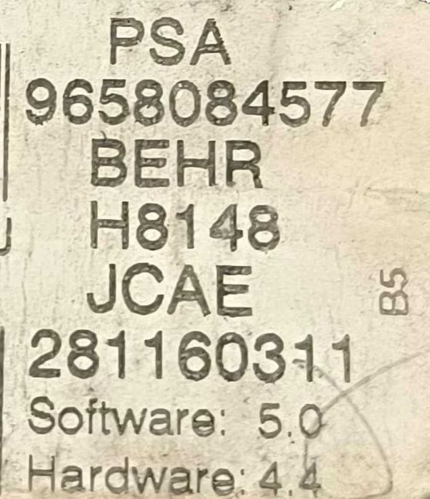 Comando Chauffage / Sofagem 9658084577 - CITROËN C4 I