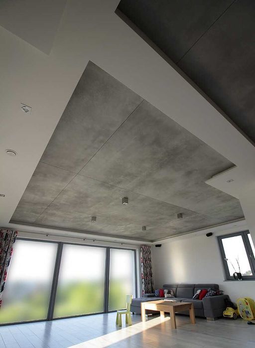 Stropy żelbetowe architektoniczne, konstrukcje żelbetowe