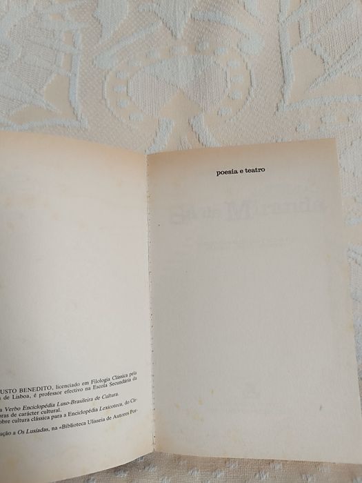 Sá de Miranda poesia e teatro