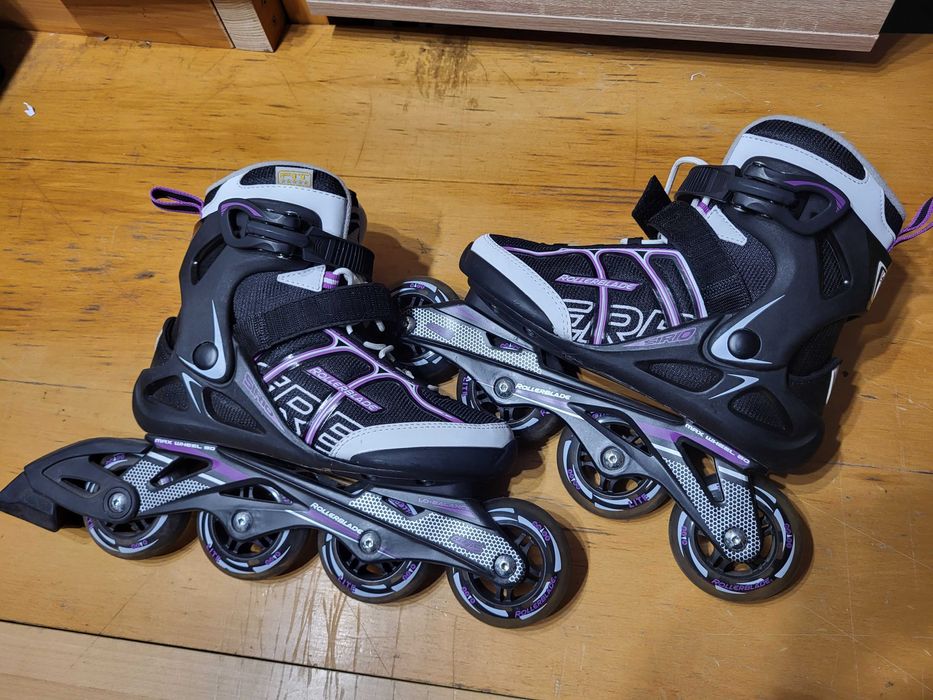 Rolki damskie Rollerblade Sirio 80 - rozm. 38.5 / 24.5 cm - JAK NOWE!
