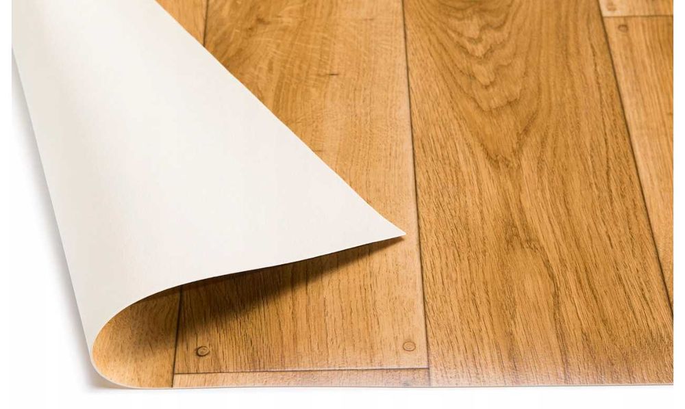 OKAZJA ! Wykładzina PCV deska 8x2 LINOLEUM do pokoju mieszkania brąz