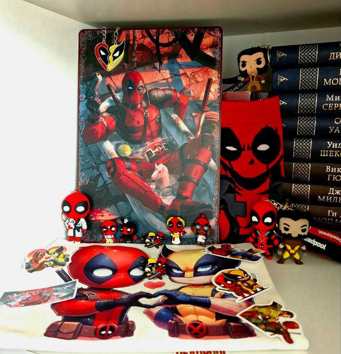 Дедпул і Росомаха Брелоки Marvel (Deadpool & Wolverine)