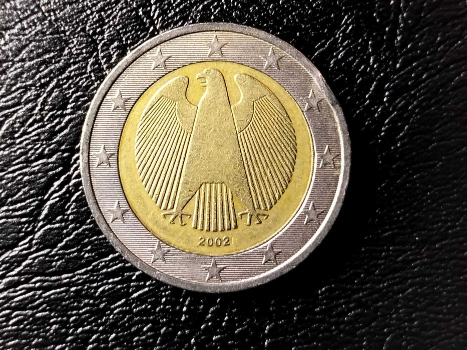 2€ Alemanha ( 2002) erro de Cunhagem