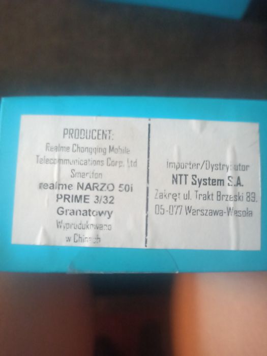 Realme bardzo 50i prime