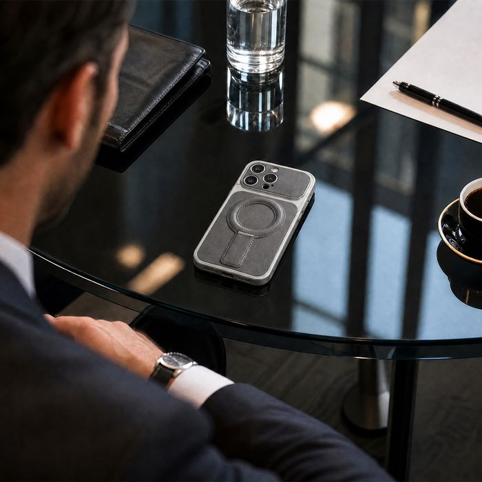 Nakładka Luxgrip Mag do iPhone 14 Pro 6,1 szara