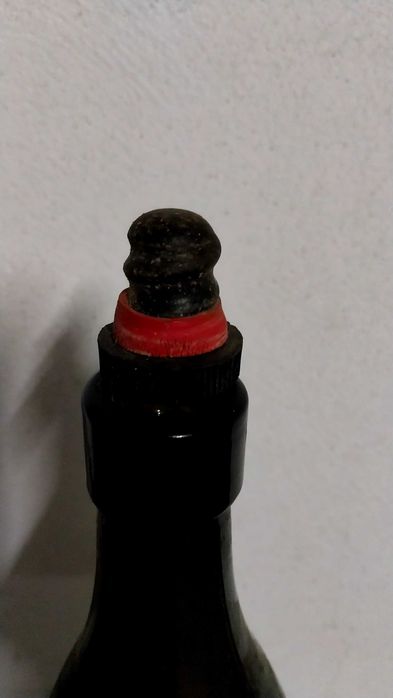 Garrafas vidro 1L antigas com rolha rosca