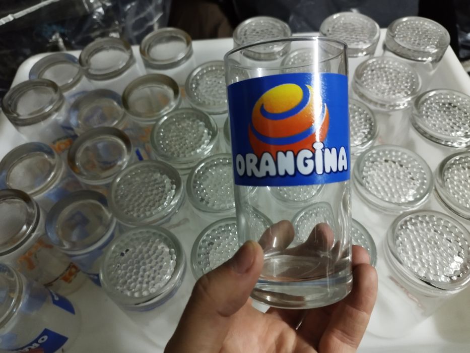 Lote de 6 Copos Orangina