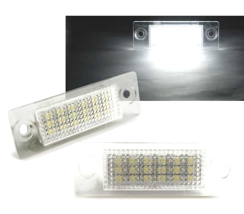 LUZES MATRÍCULA VOLKSWAGEN VW TOURAN JETTA CADDY PASSAT TRANSPORTER PARA SKODA SUPERB CANBUS LED