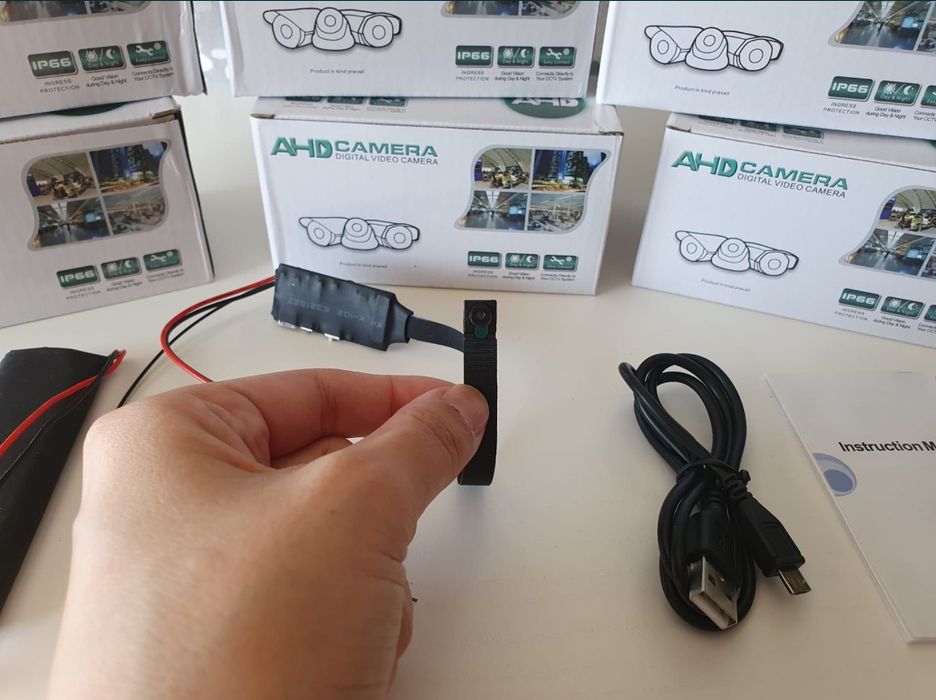 (NOVO) MICRO CÂMERA Espiã 1080P HD 8Horas Autonomia - App Tempo Real