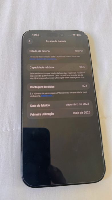 Iphone 16 pro max preto de 256 gigas impecavel