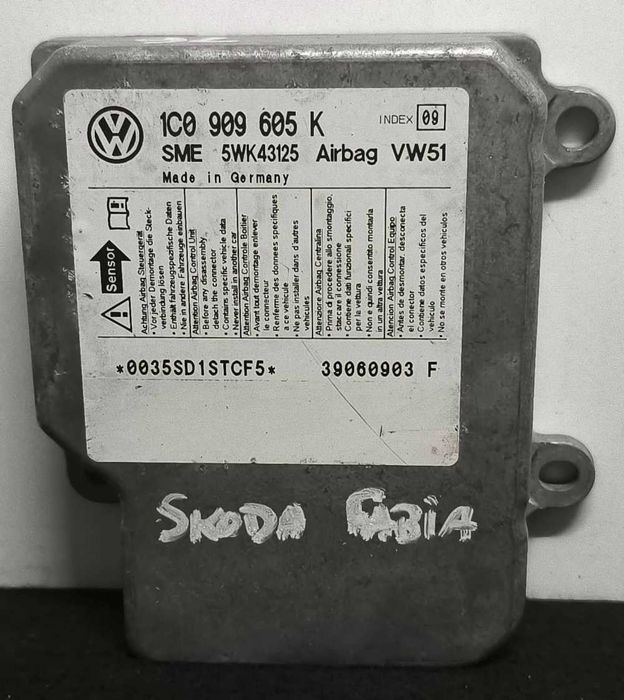 Centralina Airbag 1C0909605K - SKODA FABIA I