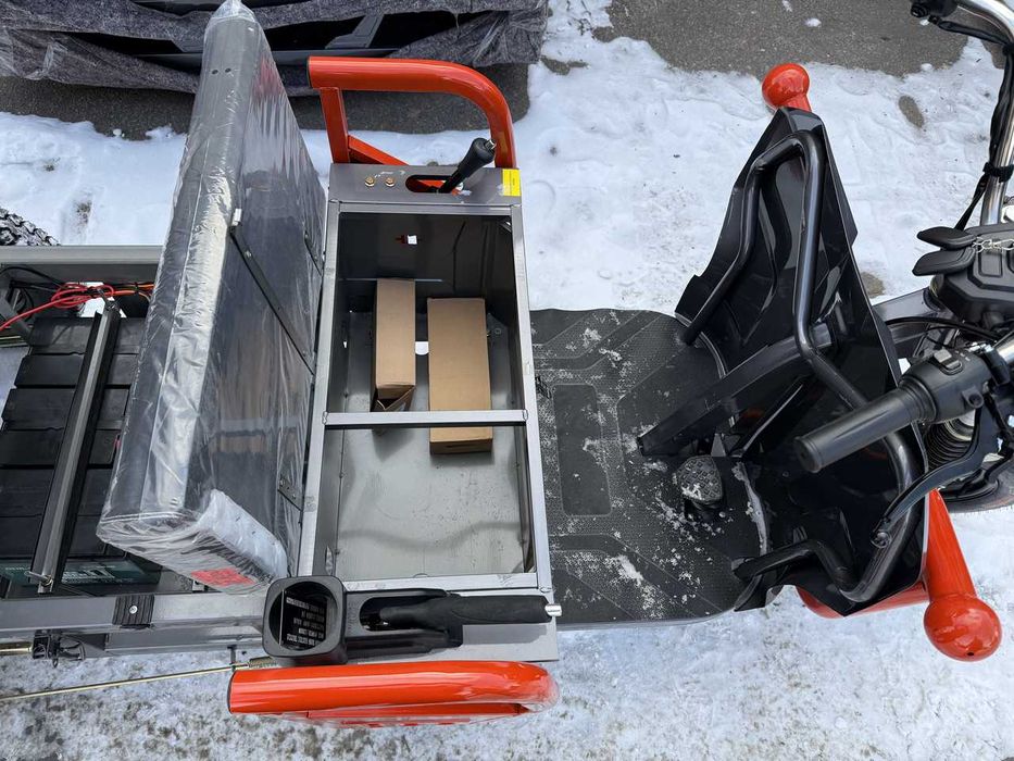 Вантажний електроскутер муравей Crosser Cargo 16/118 1200W-1500w  Сірий