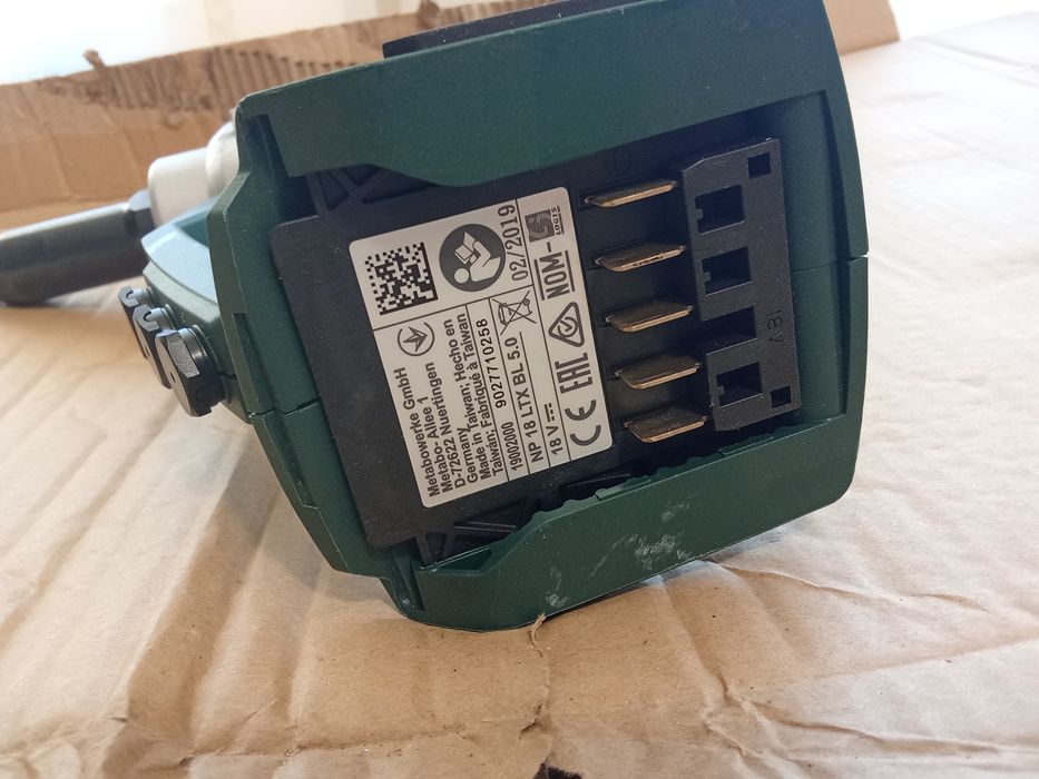 Metabo np 18 LTX BL 5.0 nitownica akumulatorowa nowa oryginał