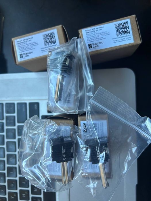 Запчастини для Bambu Lab A1/A1/P2/X1 Mini: сопла, платформи, кулстек