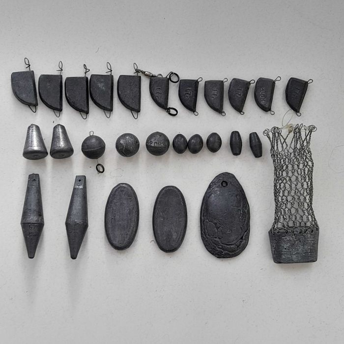 Блесна, воблеры, грузила.