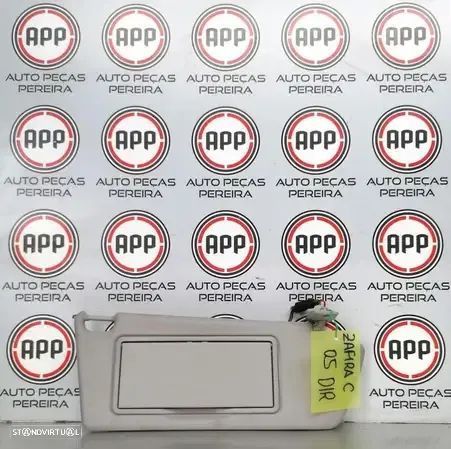 Palas sol Opel Zafira B esquerda e direita ,com iluminação, unitário