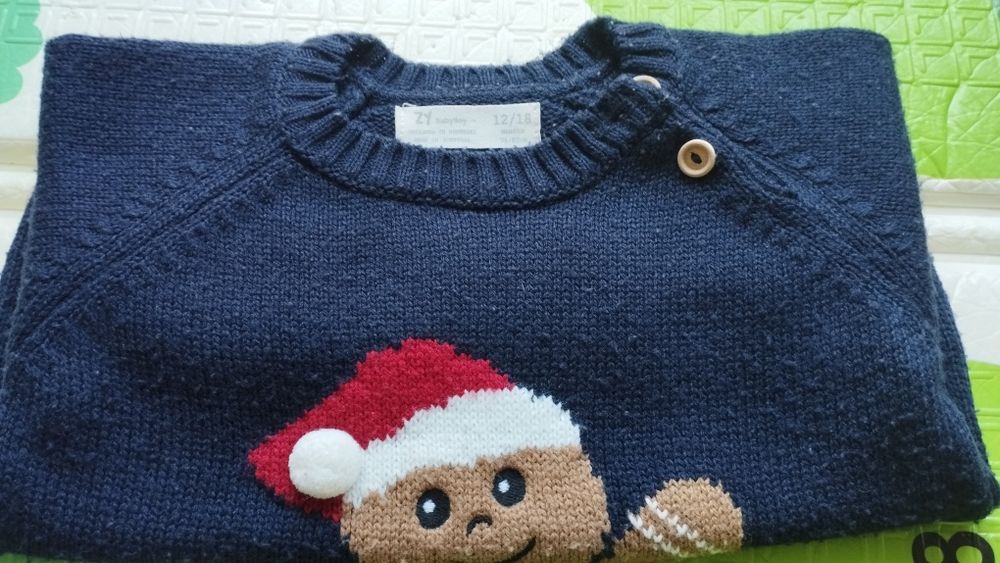 Camisola Natal bebé 12-18 meses
