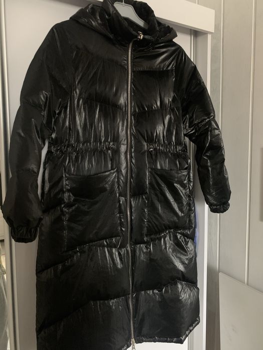 Plaszcz z puchu/pierza naturalnego XL