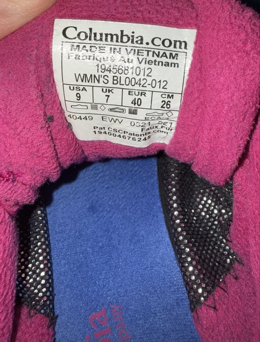 Buty zimowe Columbia r.40 26 cm