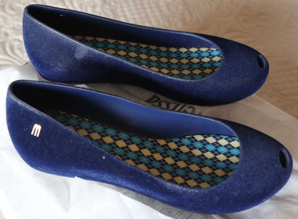 Melissa Ultragirl Blue Flocked