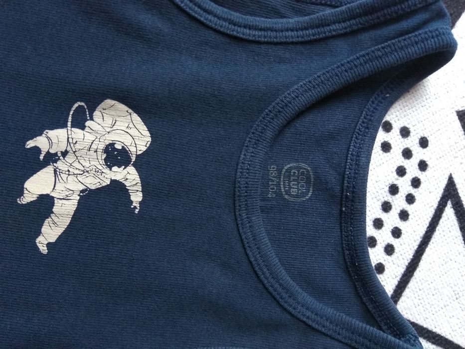 2 koszulki bez rękawów 98/104 Cool Club