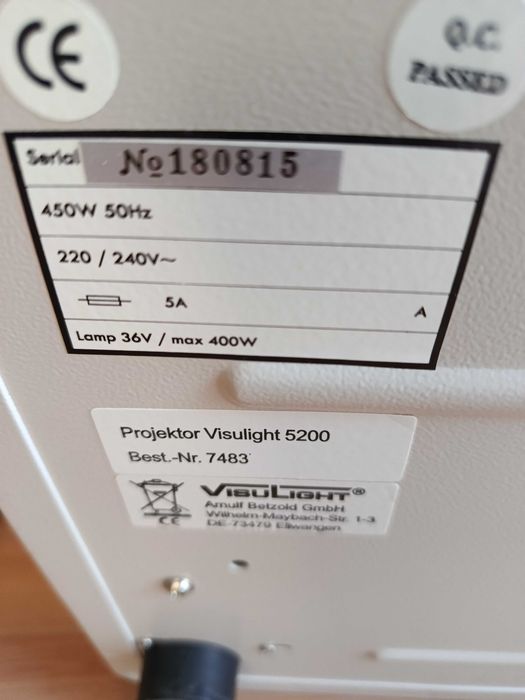 projektor visulight 5200