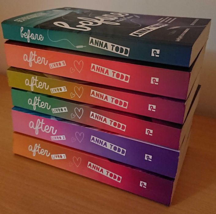 Coleção de livros After/Before de Anna Todd