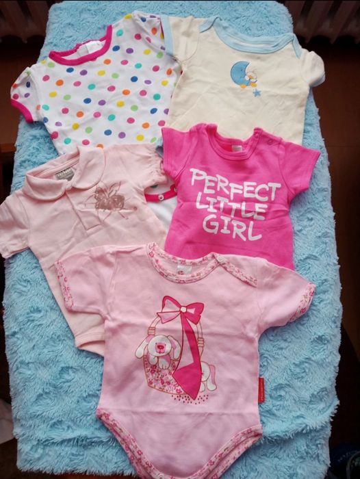 Zestaw, body na krótki rękaw, rozm.62, Cocodrillo, Pepco