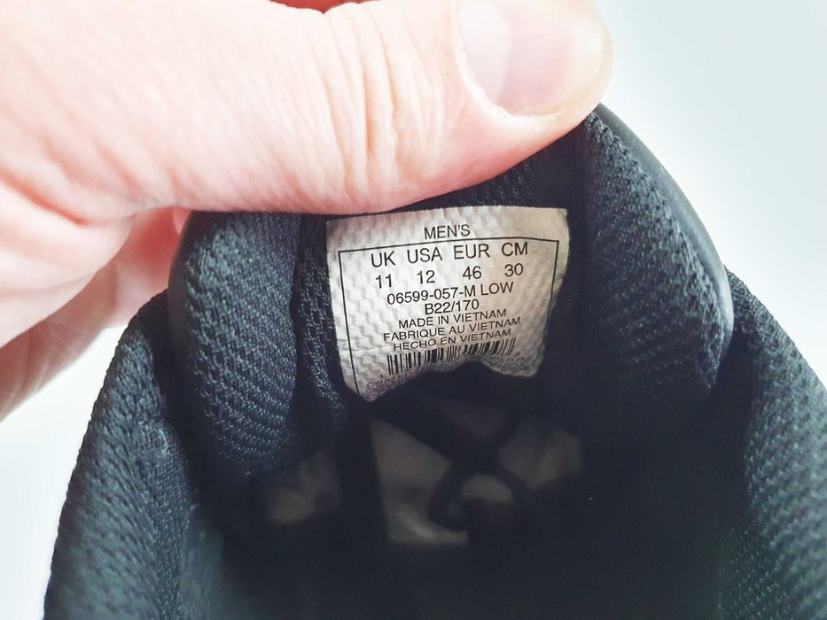 K-SWISS чорні чоловічі кеди 45 46 29.5 см
