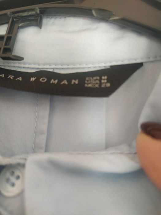 Túnica azul claro Zara