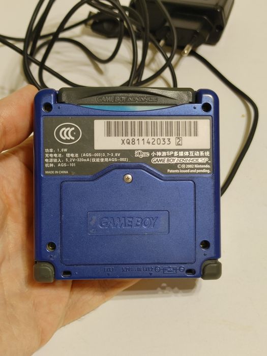 Nintendo game boy advanced SP AGS-101 + картридж игра + зарядка