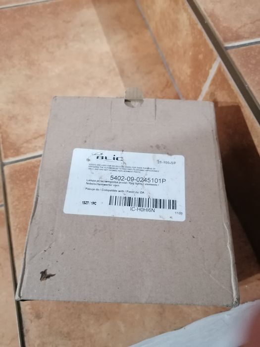 Halogen do zderzaka Renault Master 4