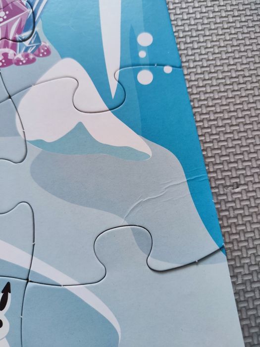 Klocki drewniane zamek lodowy trefl