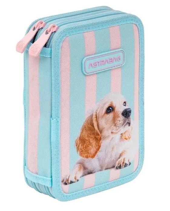 Piórnik Podwójny Z Wyposaż. Puppy Line Astra. Nowy Produkt