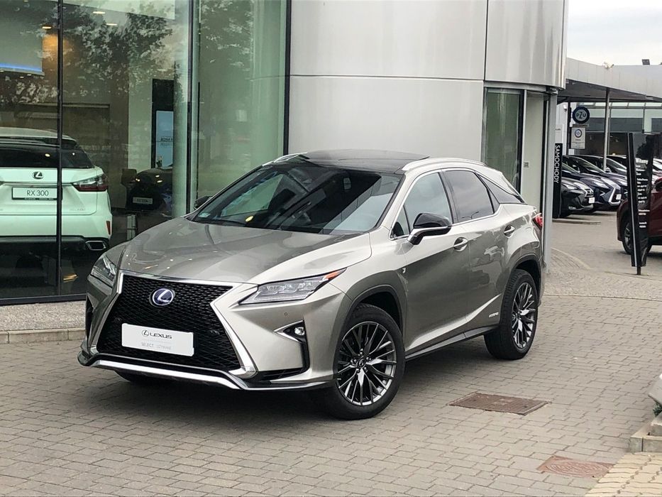 Lexus RX 450h F Sport dach panorama + HUD + aktywny tempomat + inne