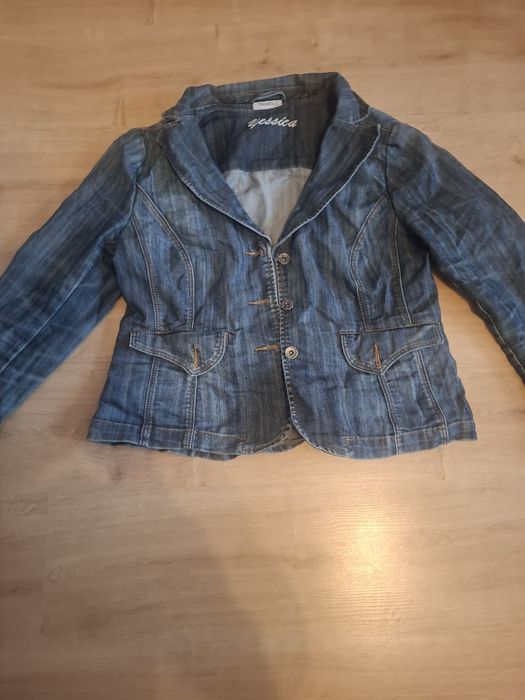 Zestaw damski jeansowy L