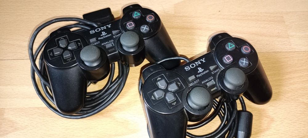 2x pad Dualshock 2 do konsoli PlayStation 2 ps2