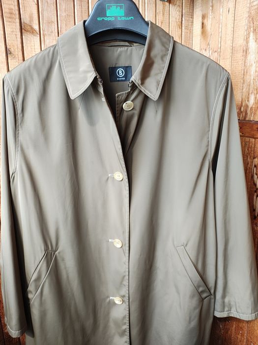 Bogner Чоловічий плащ тренч пальто Розмір М-Л Оригінальний Нейлон