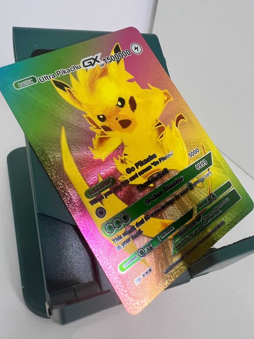 Wysokie HP Karta Pokemon Pikachu Ultra 1mln 500000 Basic Vmax