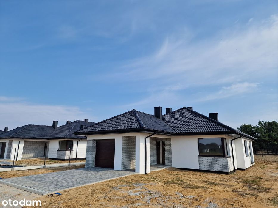 Nowy dom parterowy 129 m² | działka 800 m² |